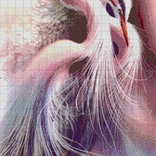 Схема вышивки «Белая цапля»