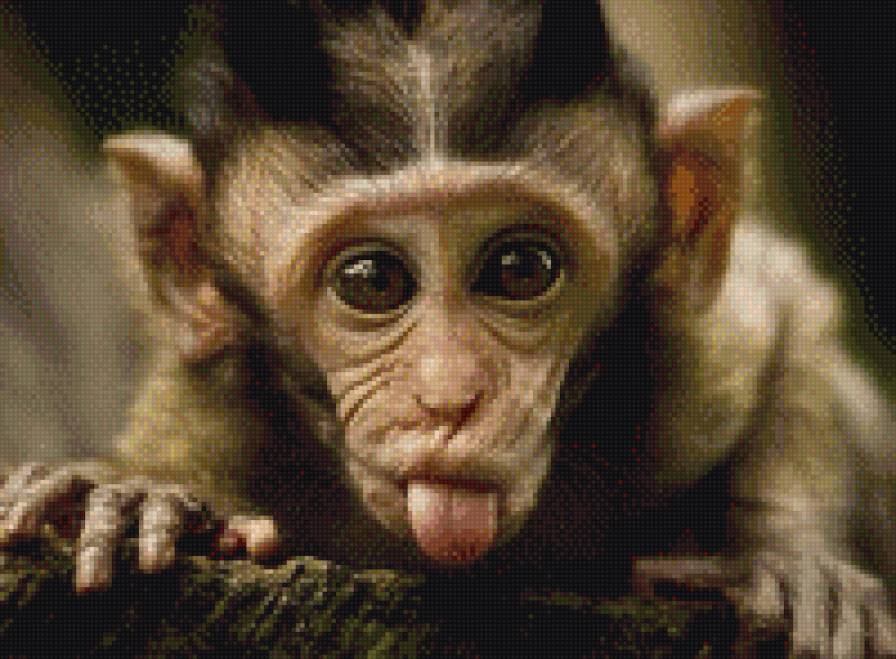 Мартышка - приколы, животные - предпросмотр