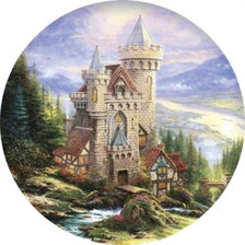 Схема вышивки «Замок 7»