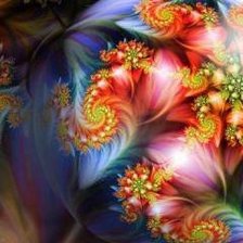 Схема вышивки «яркая абстракция»