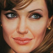 Схема вышивки «Анджелина Джоли»