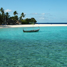 Схема вышивки «море»