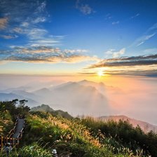 Схема вышивки «Закат»