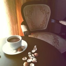 Схема вышивки «кофе»