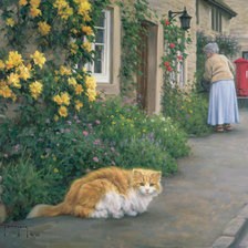 Схема вышивки «на прогулке»