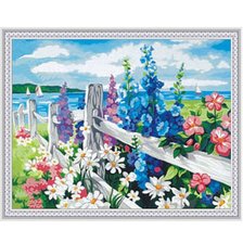 Схема вышивки «родной уголок»