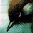 Предпросмотр схемы вышивки «птица на цветке» (№694609)