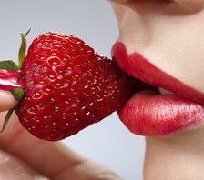 Схема вышивки «клубничка»