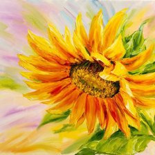 Схема вышивки «Подсолнух»