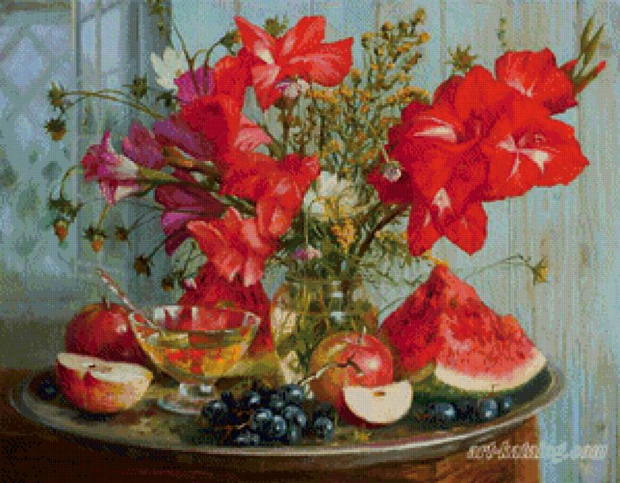 В.Жданов2 - картина, натюрморт, цветы, художник - предпросмотр