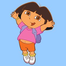 Схема вышивки «dora»