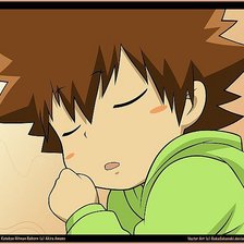 Схема вышивки «Маленький Тсунаеши Савада»