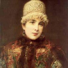 Схема вышивки «русская красавица»