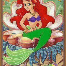 Схема вышивки «русалочка»
