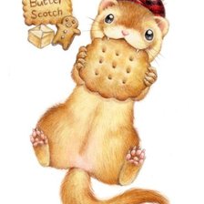 Схема вышивки «Серия "Хорьки"»