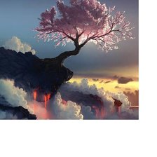 Схема вышивки «сакура»