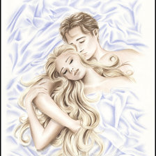 Схема вышивки «пара»