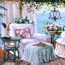 Схема вышивки «У моря»