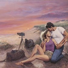 Схема вышивки «курортный роман»