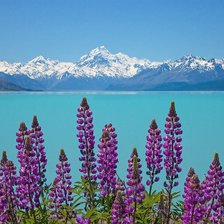 Схема вышивки «Горное озеро»