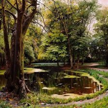 Схема вышивки «у речки»