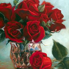 Схема вышивки «розы»