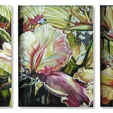 Схема вышивки «цветы»