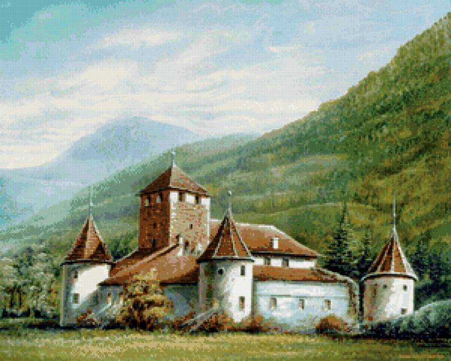 Серия Замки - природа, пейзаж - предпросмотр