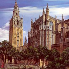 Схема вышивки «Серия Замки»