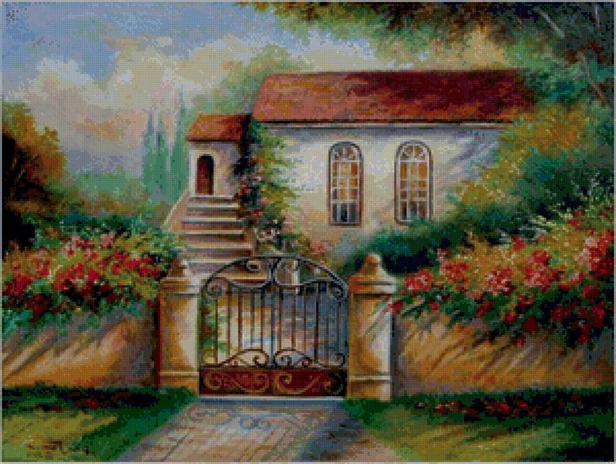 Дворик 6 - дом, дворик - предпросмотр