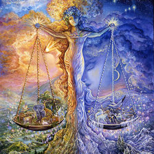 Схема вышивки «Весы»