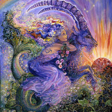 Схема вышивки «Козерог»