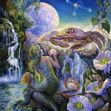 Схема вышивки «Рак»