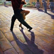 Схема вышивки «Вечернее танго»