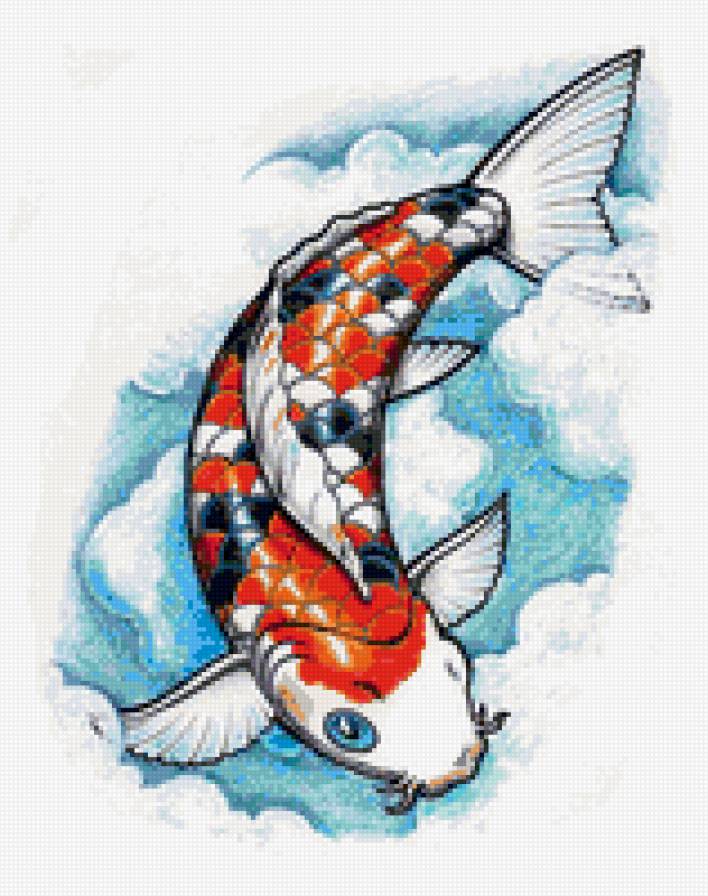 Карп - кои, рыбка, карп кои - предпросмотр