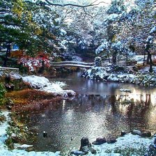 Схема вышивки «Японский сад»