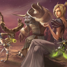 Схема вышивки «эльфы»