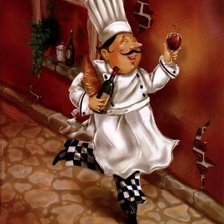 Схема вышивки «веселый повар»