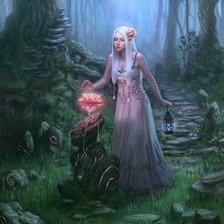 Схема вышивки «в лесу»