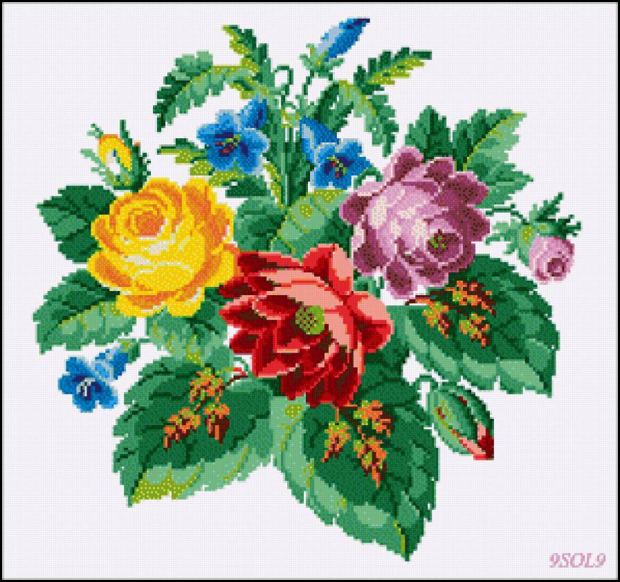 серия "букеты" - букеты.цветы. - предпросмотр