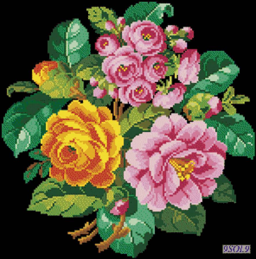 серия "букеты" - букеты.цветы. - предпросмотр