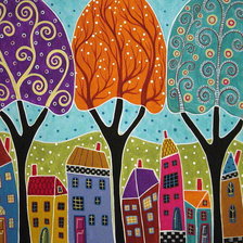 Схема вышивки «абстракции»