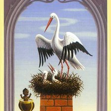 Схема вышивки «птицы»