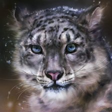 Схема вышивки «Взгляд хищника»