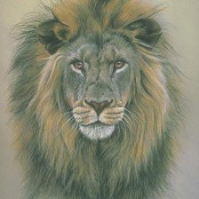 Схема вышивки «Лев»