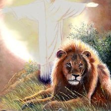 Схема вышивки «Лев»