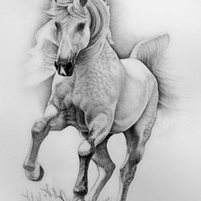 Схема вышивки «Лошадь»