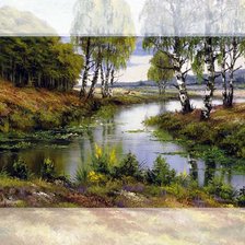 Схема вышивки «художник Рейнт Висаар»