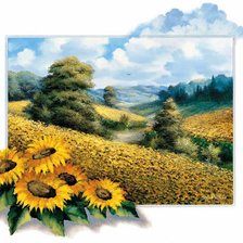 Схема вышивки «художник Рейнт Висаар»