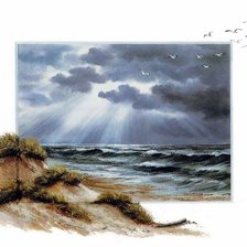 Схема вышивки «художник Рейнт Висаар»